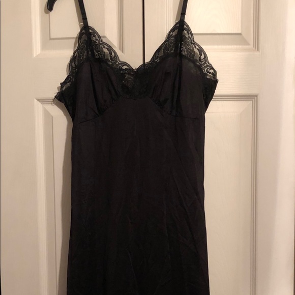 Vintage Impulse Full Slip Black Antron Nylon 40. - Picture 1 of 4